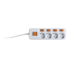 PST 멀티코드 개별차단스위치 4구 16A x 5M 1개 4구멀티콘센트