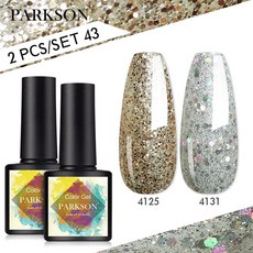 Parkson 매트 탑 코트 젤 네일 광택제 키트 베이스 세트 UV LED 아트 매니큐어 프라이머 소크 오프 2, ZH43