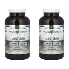 어메이징뉴트리션 대두 레시틴 소이 1200mg 240정 2개