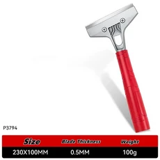 Portable Aluminum Alloy Cleaning Shovel Knife Wallpaper Paint Tiles Remover With SK-5 Blade Home, 04 230mm