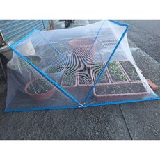庭院防蟲鳥罩 幼苗防護罩 露營雙人防蚊罩 加大尺寸190x180x80公分, 整組+固定器體積長.請選宅配不然無法出貨