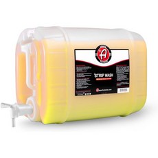 아담스 폴리싱 스트립 세차 비누 16온스 - 실란트 & 왁스 리무버 샴푸 소금 제거제 프레소크 산성 세척 | 청소 키트 폼 캐논 건 스펀지 미트 차모아 사용용 두꺼운, 640 Fl Oz (Pack of 1)