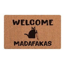 Bnwepo 재미있는 문 매트 식물 애호가 환영 매트 현관 외부 입구 실내 실외 입구 Sometimes I Wet My Plants 도어매트 43.2 x 76.2cm(1