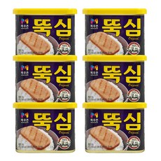 맛있는 통조림 햄 뚝심 300g, 6개