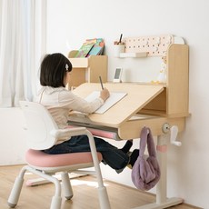 제닉스크리에이티브 플레스타 높이각도조절 초등학생 어린이 책상 PL1200