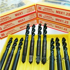 HSS-E YAMAWA 나선형 나사 탭 M2 M3 M4 M5M6 M8 M10 M12M14 M16, [13] M5X0.8, 1개