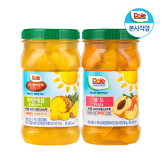 Dole 돌 후룻바틀 혼합 (황도1파인애플1), 666g, 2개