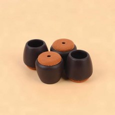 갈색 펠트 원형 4P 의자커버, 1개, 단일상품1