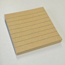 줄눈 접착식 80매 크라프트 메모지 미니, 1개