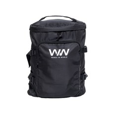 WIW 위우 볼링 백팩 가방 슈즈백 신발 주머니 겸용, 1개, 블랙