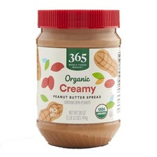 365 Whole Foods Market 365 홀푸드마켓 크리미 땅콩버터 794g, 1개