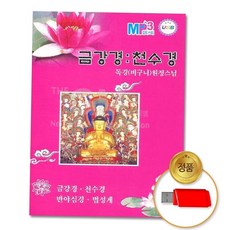 음반 차량용 (더지엠)USB_금강경/천수경-독경 원정스님 USB 음원 종교음반 불교음반 불교 불경 찬불가 염불, 본상품