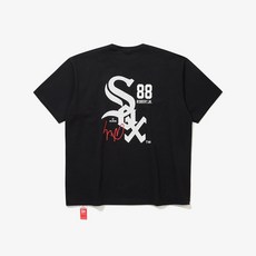 뉴에라 시카고 화이트삭스 플레이어 시그니처 티셔츠 블랙 15147527