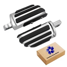 32mm 1.25” 고속도로 풋 페그 오토바이 엔진 가드 발판용 할리 혼다 가와사키 야마하 스즈키 스포츠스터 X, 06 Only Chrome Pedal