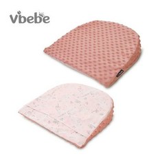 Vibebe 多功能天然乳膠斜背枕 珊瑚紅, 1個