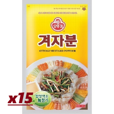 오뚜기 겨자분, 300g, 15개