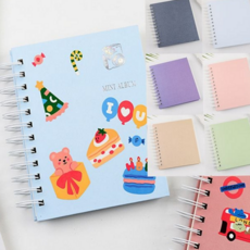 초음파 태교 태아 성장 사진 보관 일기 앨범 사진첩, 04부착식앨범-펄퍼플