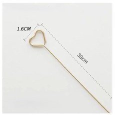 壹樓花藝雜貨 花束卡片夾(小號-愛心款) 畢業花束卡片夾 花插卡片夾 金屬卡片夾, 小款-愛心(20支)