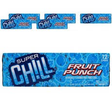 슈퍼칠 프루트 펀치 소다, 72개, 355ml