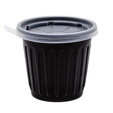 [일용상회]소스용기 JH 75파이 대 160ml 100세트 검정, 100개, 1세트