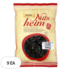 웰넛 자연두레 프룬 건자두, 200g, 9개