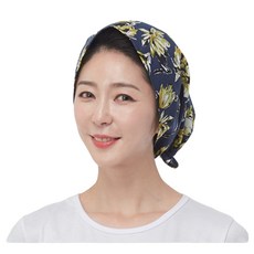 라인 모자형 스카프/머리띠/헤어밴드/미용/미용실/중화/밴드/세안, LN808 블루, 1개