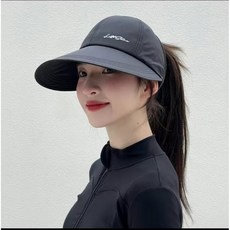 2026新款 加大帽檐遮陽防曬帽 女戶外棒球帽 男速幹鴨舌帽 空頂太陽帽 可扎馬尾
