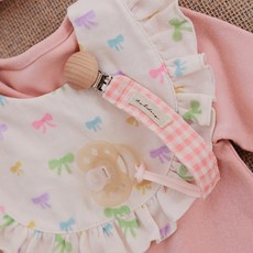 [출산백일선물]우이동금손 리본팝 베이비 4종 선물세트 [포장+쇼핑백세트], 1개, 4개입, 긴팔세트S