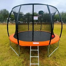 트램폴린 점핑 야외 다이어트 방방 덤블링 네트, 12피트(3.6m) 농구대 포함, 1개