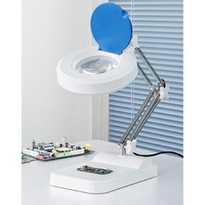 LED 스탠드 확대경 고배율 조명 납땜 공장 부품, X01-3 표준 20x 127mm 30