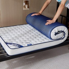 접이식 매트리스 바닥 접는 침대 토퍼 1인용 수면매트 토퍼매트리스 자취 손님, 화이트