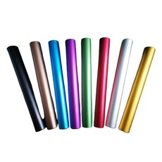 GO 2 運動 鋁合金接力棒 - 輕巧耐用 適合大隊接力/運動會/趣味競賽/田徑賽事 現貨供應, 8個, 八色