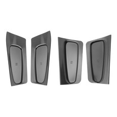 RUIYA 쏘렌토 MQ4 호환전용 사이드 도어포켓 수납포켓 세트 2020 2021 2022 2023 2024 2025 2026, 블랙, 4개