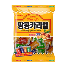 크라운 땅콩카라멜, 324g, 2개