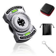 BLACK K7 야광 고급 피젯스피너 메탈 edc 피젯토이 신기한 스트레스 장난감, 은색, 1개