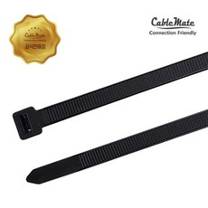 (CableMate) 케이블메이트 케이블타이 100개 UN-150i (중/150mm) (블랙), 1세트