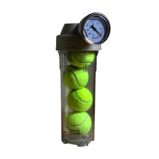 테니스 공 가압기 압력유지 용기 실린더 경량 압력 투명 4구, A. 4팩