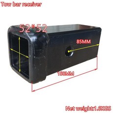 트레일러 견인 거치대 캠핑용 트럭용 견인잭 카라반 핸들, 1개, 숏 타입