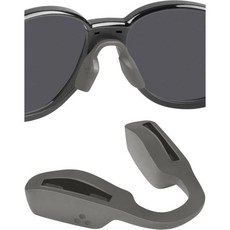 블레이저백 교체용 코 조각 패드 오클리 트레일링 포인트 OO9447 선글라스 3049495, 표준, 그레이