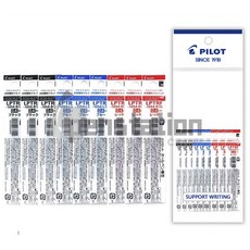 파이롯트 쥬스업 3색/4색 (흑/청/적/)리필심 9개 세트, 쥬스업 멀티 흑3청3적3 리필심 9개 세트, 1개 쥬스업 멀티 흑3청3적3 리필심 9개 세트, 1개