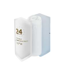 黑色白色免洗內衣褲套裝女 純棉拋棄式內衣 一次性內衣內褲 免洗褲 產婦免洗內褲, 白色免洗內褲,M【70ABC/75AB】