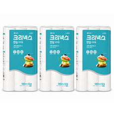 크리넥스 안심 클래식 키친타올 140매, 12개입, 3개