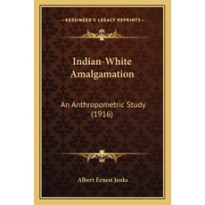 (영문도서) Indian-White Amalgamation: An Anthropometric Study (1916) Paperback, Kessinger Publishing, English, 9781165940974