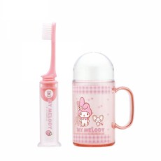 Skater My Melody 兒童牙刷套裝 附漱口杯 便攜式牙刷組, 1個