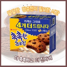 오리온 촉촉한 초코칩, 320g, 2개