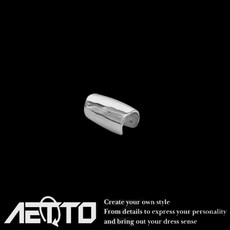 AETTO 未來感金屬耳骨夾 S925銀耳環