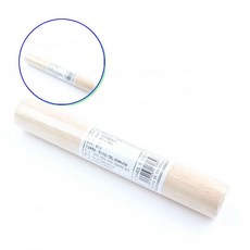 쌍문상회 지금 필요한 밀가루밀대 나무밀대 한손 3x20cm 반죽밀대 주방밀대 국수밀대 만두피 K31872EA, 본상품