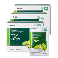 데일리원 하와이안 유기농 노니 원액 건강음료, 3박스, 30ml
