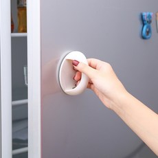 創意迷你家居門窗拉手 自粘式無痕門把手, 北歐粉, 1個