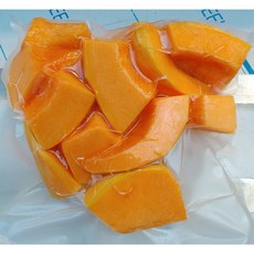 [포천원예농업](특가판매) 손질 냉동늙은호박 국내산, 2개, 0.8kg냉동